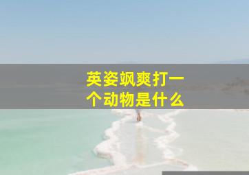 英姿飒爽打一个动物是什么