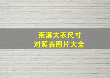 荒漠大衣尺寸对照表图片大全