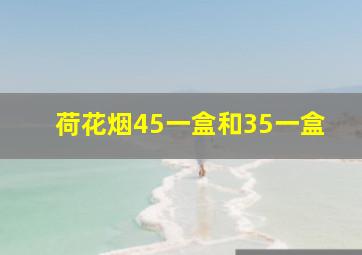 荷花烟45一盒和35一盒