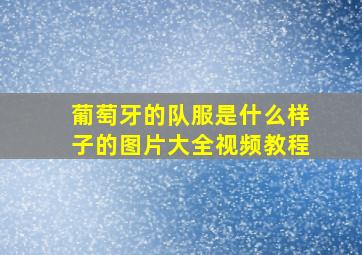 葡萄牙的队服是什么样子的图片大全视频教程