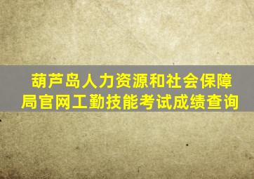 葫芦岛人力资源和社会保障局官网工勤技能考试成绩查询