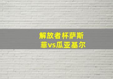 解放者杯萨斯菲vs瓜亚基尔