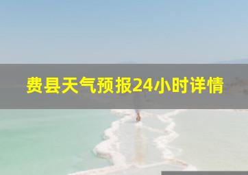 费县天气预报24小时详情