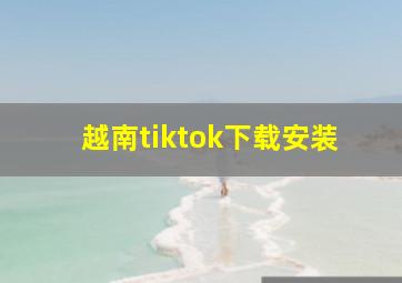 越南tiktok下载安装