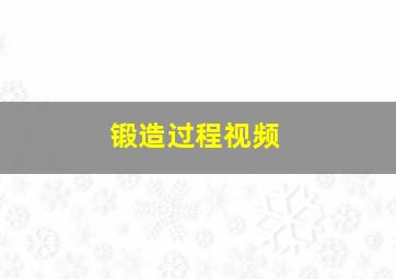 锻造过程视频