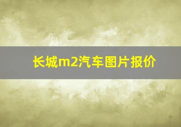 长城m2汽车图片报价