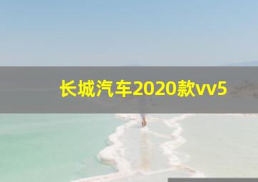 长城汽车2020款vv5