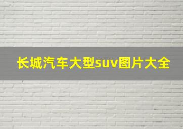 长城汽车大型suv图片大全