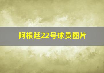 阿根廷22号球员图片