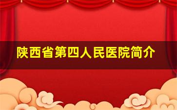 陕西省第四人民医院简介