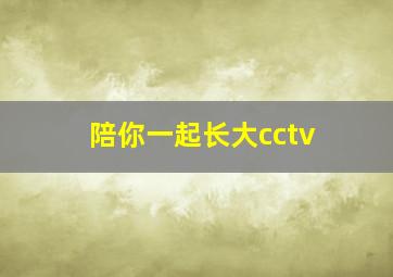 陪你一起长大cctv