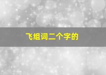 飞组词二个字的