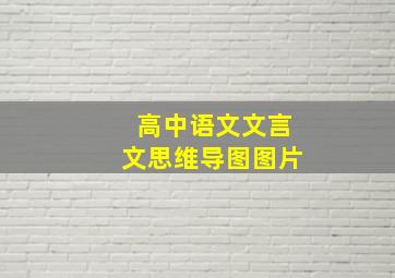 高中语文文言文思维导图图片