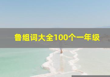 鲁组词大全100个一年级