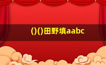 ()()田野填aabc