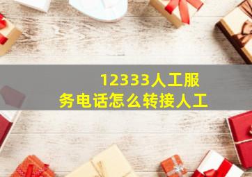 12333人工服务电话怎么转接人工