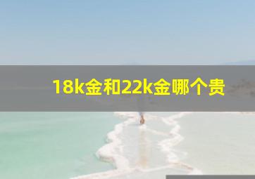 18k金和22k金哪个贵