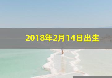 2018年2月14日出生