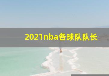 2021nba各球队队长