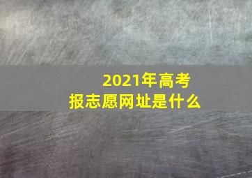 2021年高考报志愿网址是什么