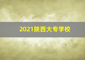 2021陕西大专学校