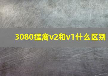 3080猛禽v2和v1什么区别