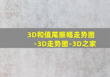 3D和值尾振幅走势图-3D走势图-3D之家