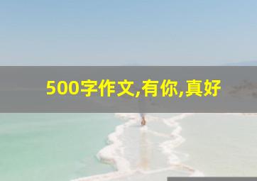 500字作文,有你,真好