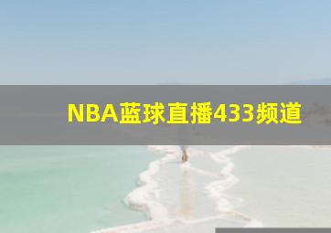 NBA蓝球直播433频道