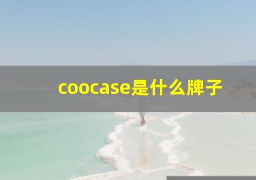 coocase是什么牌子