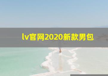 lv官网2020新款男包