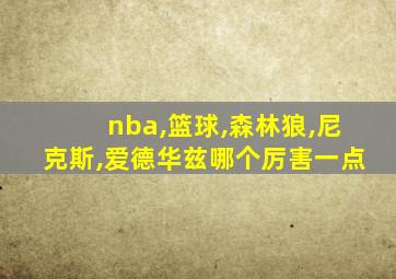 nba,篮球,森林狼,尼克斯,爱德华兹哪个厉害一点