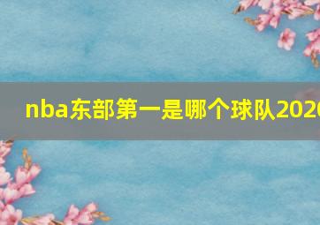 nba东部第一是哪个球队2020