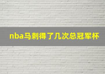 nba马刺得了几次总冠军杯