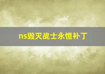 ns毁灭战士永恒补丁