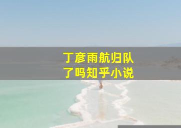 丁彦雨航归队了吗知乎小说