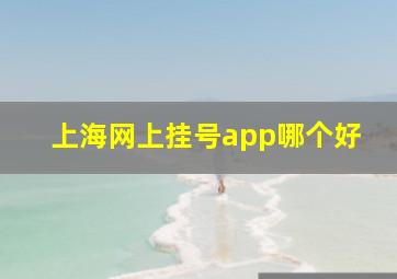 上海网上挂号app哪个好