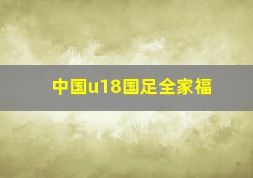 中国u18国足全家福