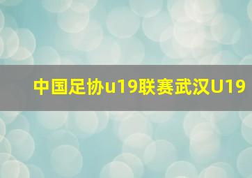 中国足协u19联赛武汉U19