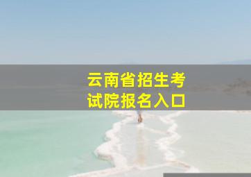 云南省招生考试院报名入口