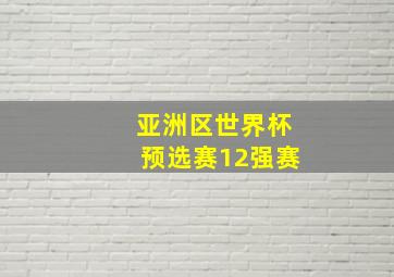 亚洲区世界杯预选赛12强赛