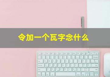 令加一个瓦字念什么