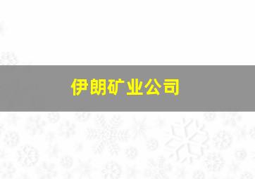 伊朗矿业公司