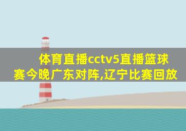 体育直播cctv5直播篮球赛今晚广东对阵,辽宁比赛回放