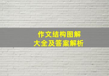 作文结构图解大全及答案解析