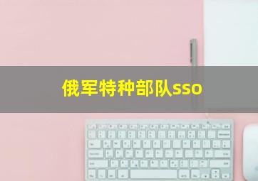 俄军特种部队sso