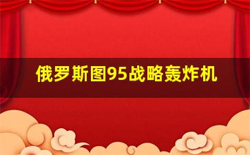 俄罗斯图95战略轰炸机