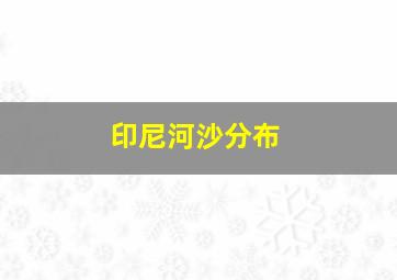 印尼河沙分布