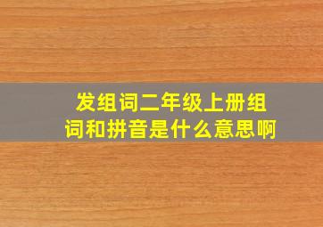 发组词二年级上册组词和拼音是什么意思啊