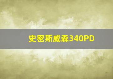 史密斯威森340PD